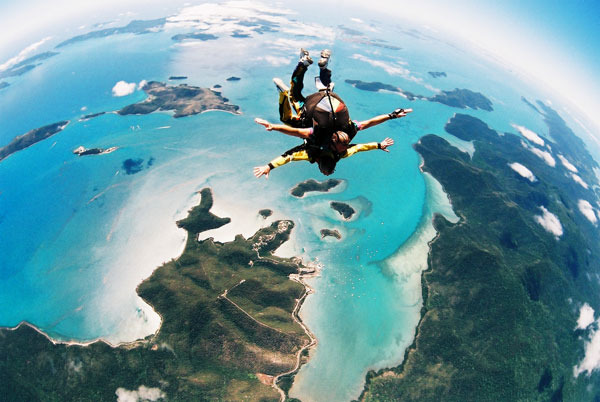 skydiving